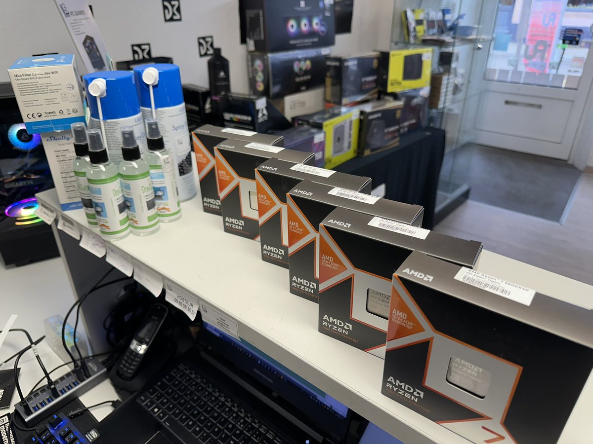 Les voici ils sont arrivés les Amd Ryzen 7 9800X3D sur achatnet.fr au prix de 599 €