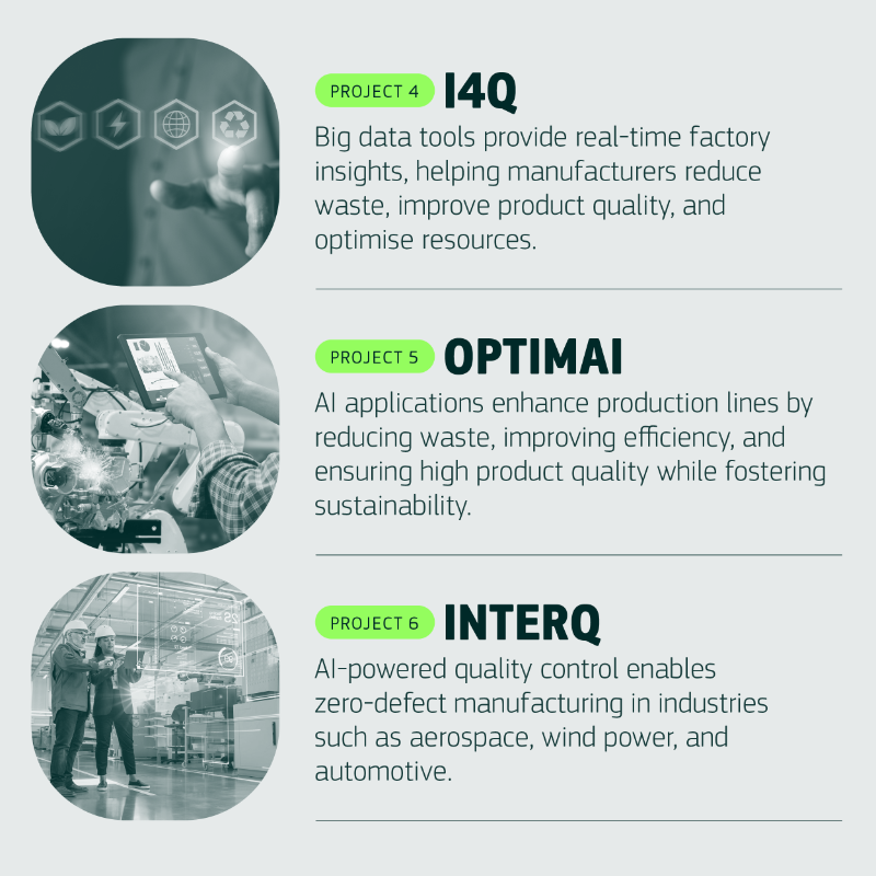 EU_HaDEA's tweet photo. 🌱 The EU’s manufacturing is turning green!

This Cordis Results Pack presents 6 cutting-edge #EUfunded projects driving sustainability through waste reduction, energy efficiency and digital innovation. Explore their remarkable impact. 💥

👉 https://t.co/zpwaFFobn4