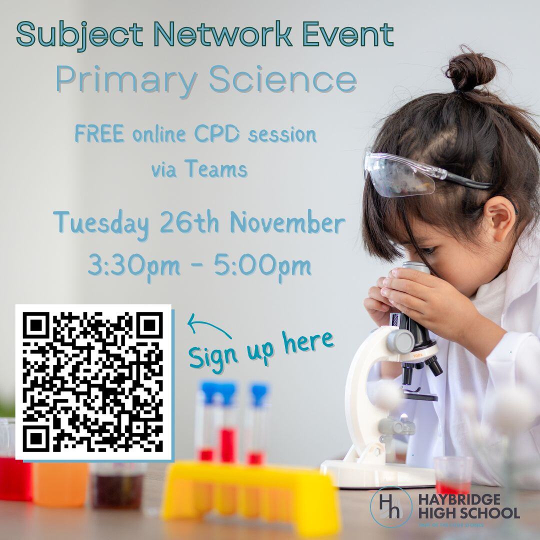 HaybridgeTSH's tweet photo. Time is running out to sign up to this FREE online event. Scan the QR code or follow the link https://t.co/ERUijEkFvW
#scienceteacher #primaryscience #cpd #subjectnetwork #science #sandwell #dudley #teacher #teaching https://t.co/TR4QlOLnAk