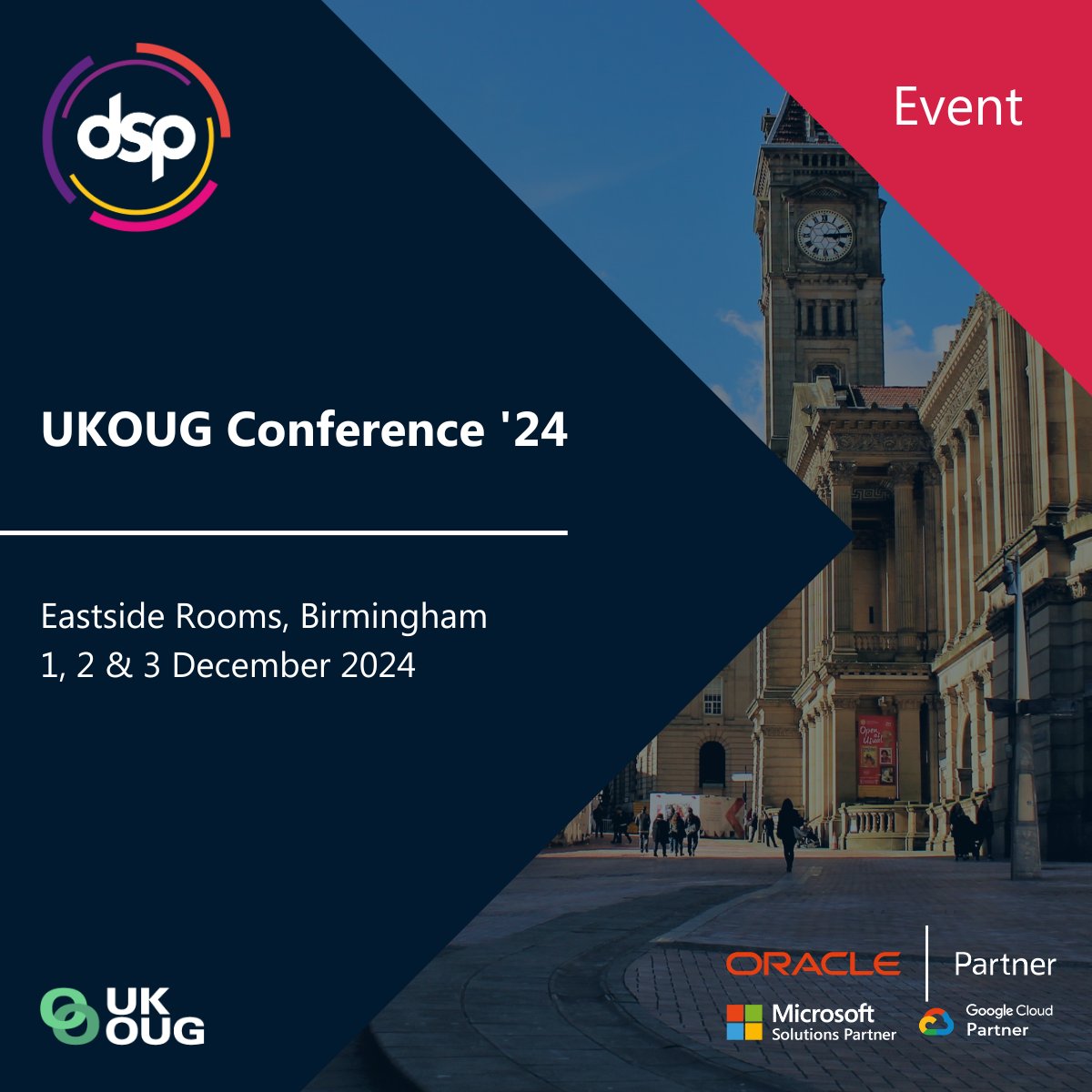dsp_uk's tweet image. Join DSP at @UKOUG 2024! Connect with industry experts, learn about the latest Oracle technologies, and network with other professionals. Don't miss out on this opportunity to expand your knowledge and stay ahead of the curve.

Register now: bit.ly/40sQVWq

#ukoug