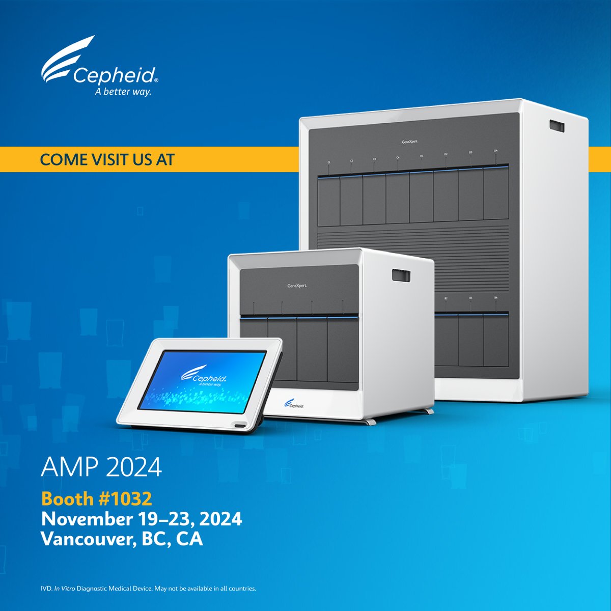 Join us at Booth #1032 at AMP. Don’t miss out on live demos, expert insights, and product information!
See you there! #AMP #HealthcareInnovation #MolecularDiagnostics

amp24expo.amp.org