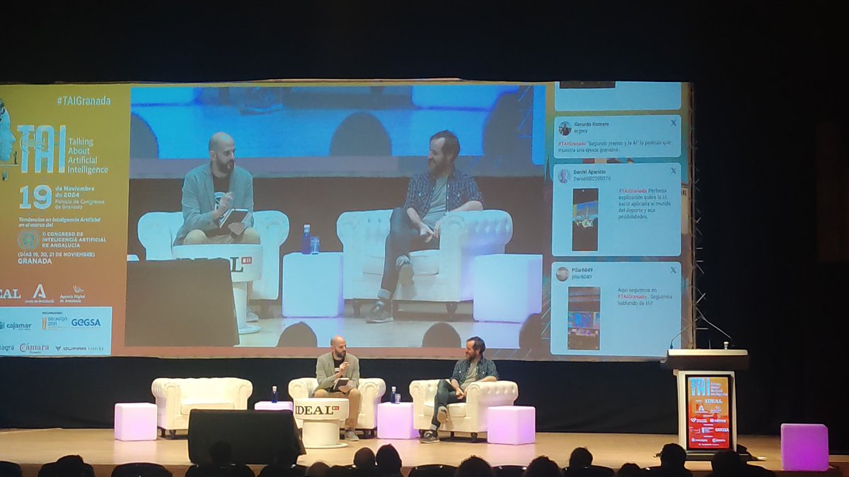 Hablando de #Cine en #TAIGranada y como la #IA puede cambiar este sector. Podrá poner la historia pero el #corazon ??
#TaIEmasagra no hablamos de agua pero lo del grifo de los lavabos de <a href="/pcongresosgrx/">Palacio de Congresos de Granada.</a> de verdad hay que mirarlo 😅
