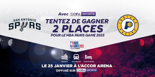 🎁 JEU CONCOURS
🔥 Tentez de gagner deux places pour le NBA PARIS GAME 2025
➡️ Pour jouer, RT avant le 1er décembre 2024 à 23h53
🔮 Tirage au sort le 2 décembre 2024
👉 Voir conditions sur beinsports.com/fr-fr/info/art…