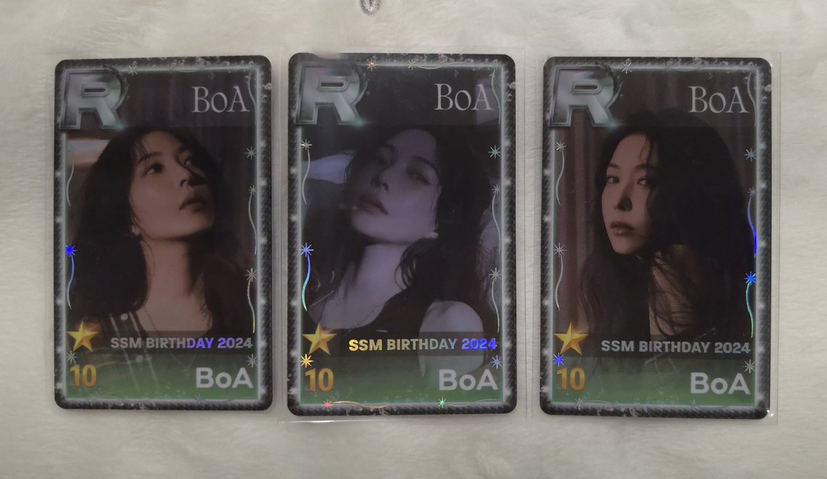 BoA トレカ superstar smtown 限定 SUPERSTAR SMTOWN 10TH ANNIVERSARY BoA PVC R Card SET #슈퍼스타