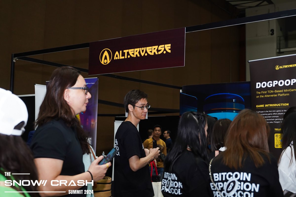 Our team had an amazing time at the Snow Crash Summit during this year’s Blockchain week in Bangkok! 🇹🇭

We handed out some AlterVerse IDs to our fans who joined us there.  

Missed out on the event and still need an ID? Drop a comment below! 👇
