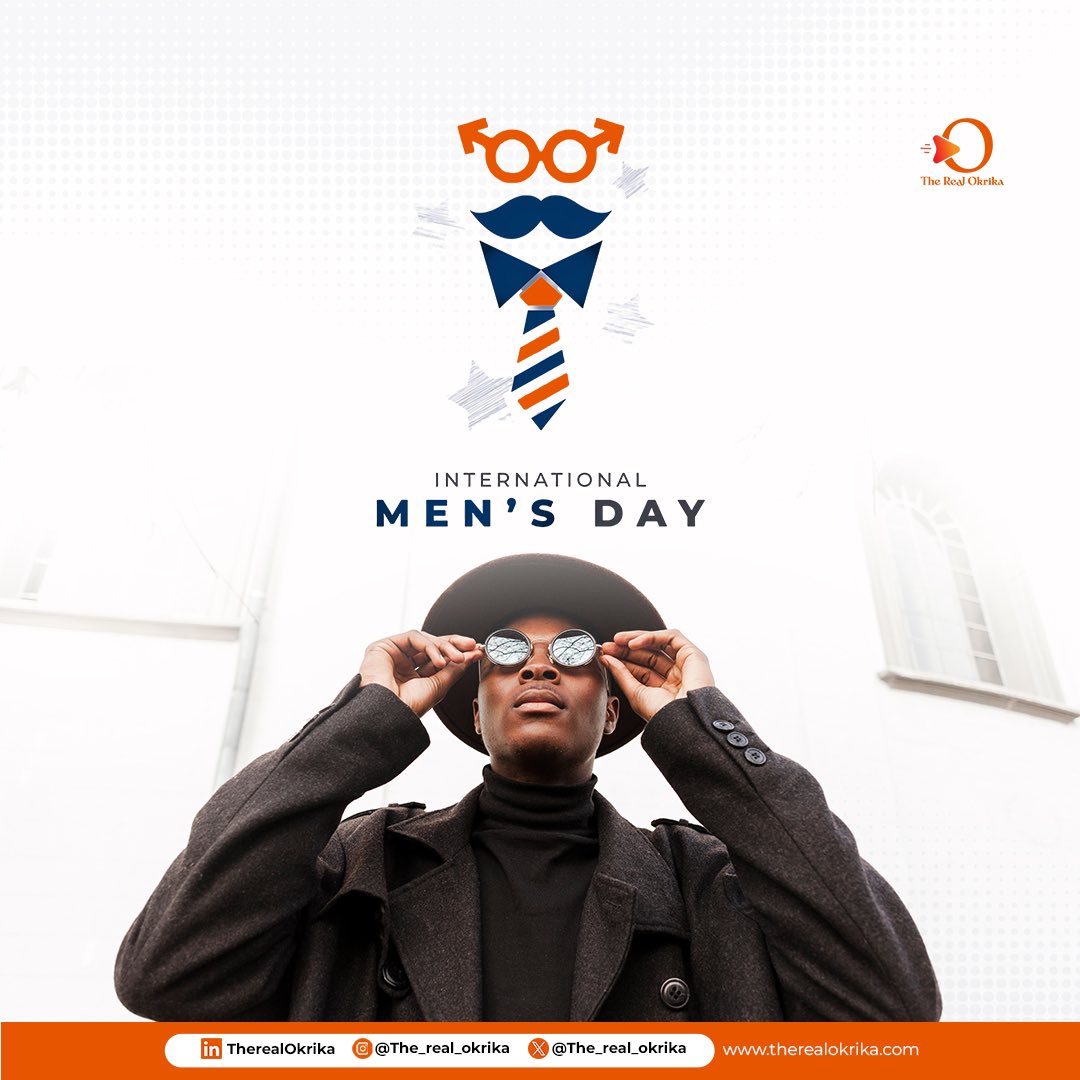 the_real_okrika's tweet image. Here’s to the men who inspire, support, and lead with strength and compassion. 💪✨ Today, we celebrate you!

Happy International Men’s Day from The Real Okrika Company! 🌟

#InternationalMensDay #CelebrateMen #StrengthAndStyle #Dear men #MENthatinspire