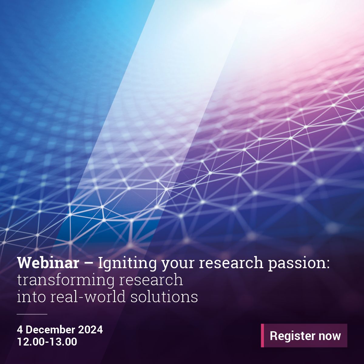 Join us for a live webinar!

Hear from students and academics about:

• Industry 4.0
• Landing gear optimisation
• Hybrid prognostic methodology
• Waste management and resource efficiency
• Death-watch beetle infestation

Register now: bit.ly/3CyGLcF