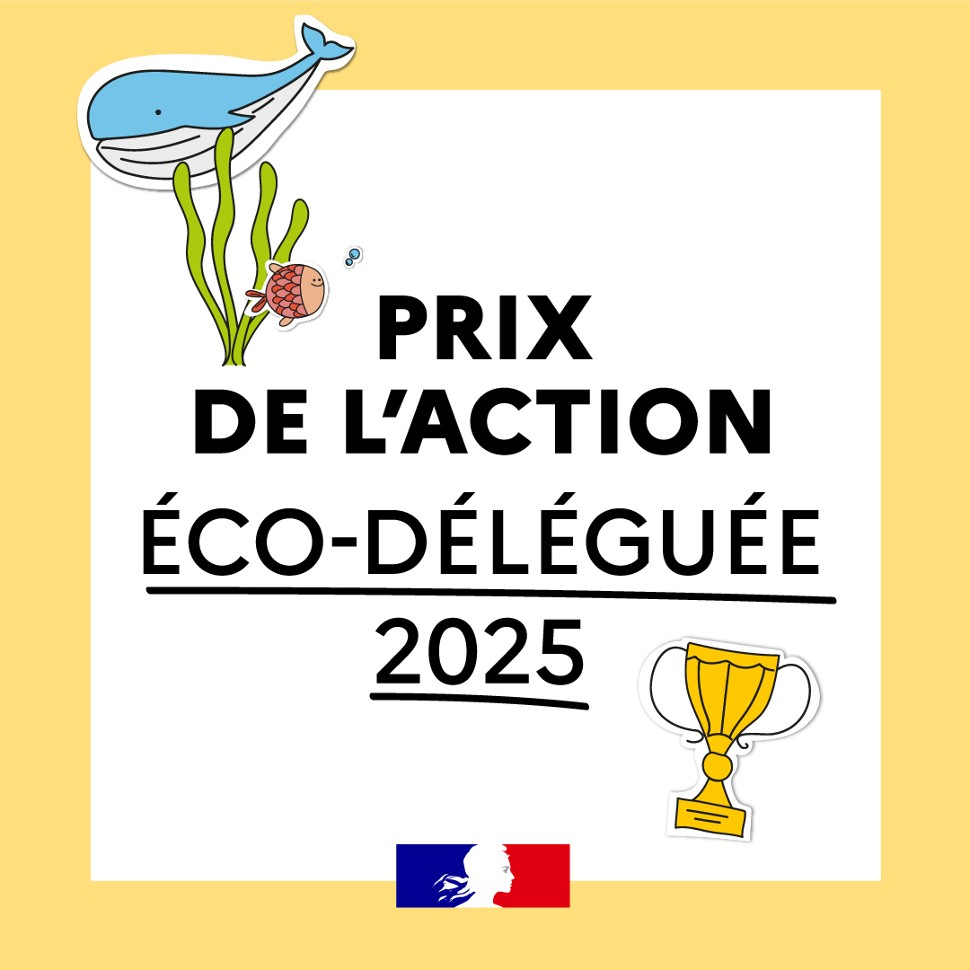 📢 La 5e édition du prix de l’action éco-déléguée de l’année est lancée !

👉Objectif : faire connaître et encourager les actions menées par les élèves engagés pour l’environnement et le #développementdurable dans leur école, collège, lycée

➡️tinyurl.com/yc2mp8nt