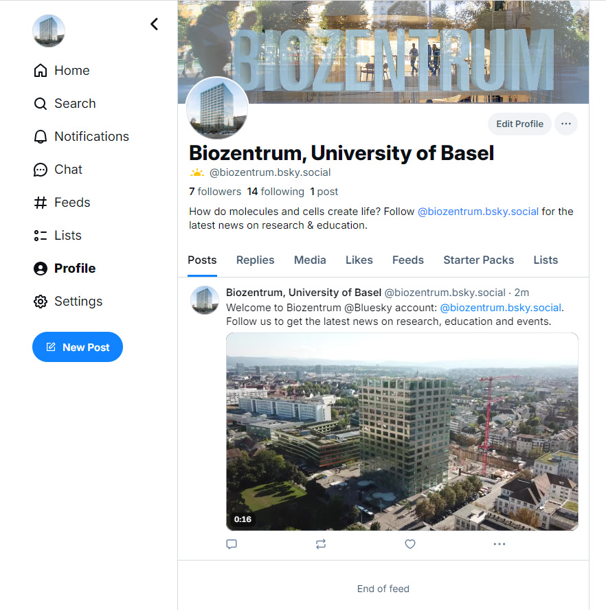 Biozentrum, University of Basel (@biozentrum) on Twitter photo The <a href="/biozentrum/">Biozentrum, University of Basel</a> <a href="/UniBasel_en/">University of Basel</a> is now on #Bluesky. Meet us on <a href="/biozentrum/">Biozentrum, University of Basel</a>.bsky.social to stay informed about the latest news on research, education and events. > Please share! The <a href="/biozentrum/">Biozentrum, University of Basel</a> <a href="/UniBasel_en/">University of Basel</a> is now on #Bluesky. Meet us on <a href="/biozentrum/">Biozentrum, University of Basel</a>.bsky.social to stay informed about the latest news on research, education and events. > Please share!