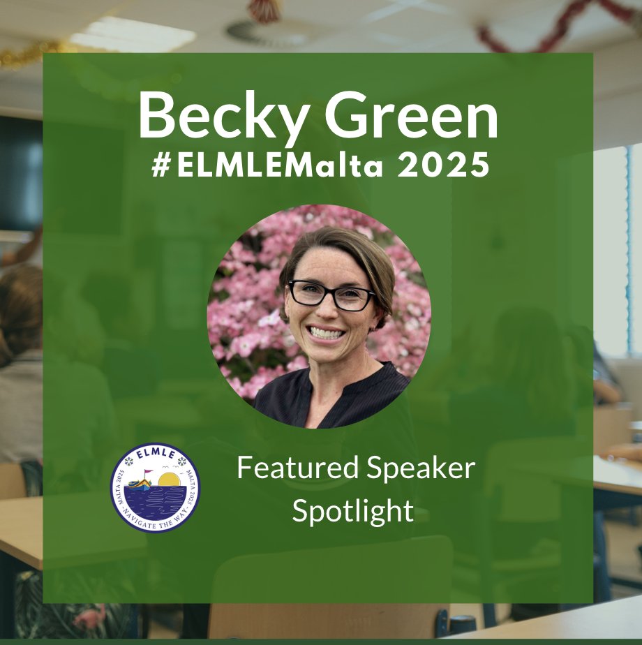 Register to learn from Becky Green at #ELMLEMalta Jan 23-25!  She will be speaking on: Developing a Student-Led Learning Toolkit in the Age of AI
Read more from Becky here elmle.edublogs.org/2024/11/07/end…