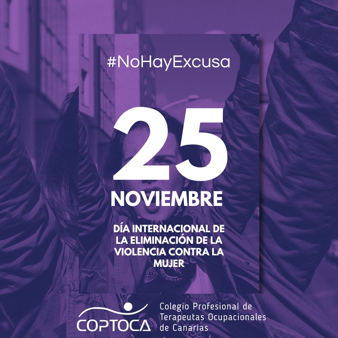 coptoca's tweet photo. Toda mujer debe vivir en LIBERTAD, sin MIEDO y realizando OCUPACIONES SIGNIFICATIVAS.
Ojalá algún día dejemos de reivindicar estos derechos fundamentales, porque significará que la sociedad es igualitaria para todos/as.

#NoalaViolenciadeGenero #coptoca #NoHayExcusa https://t.co/6obzILBj1T