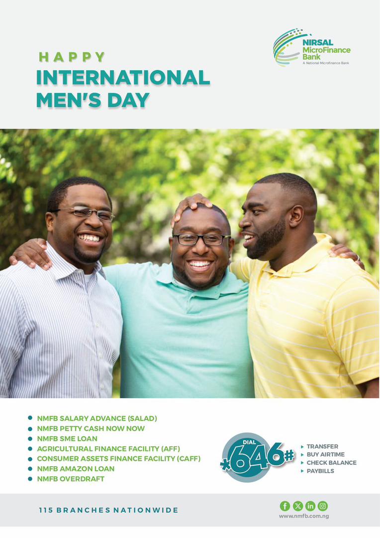 International Men’s Day reminds us of the power of compassion, responsibility &amp; positive role models .
#internationalMensday #Nmfbcares #easilyaccessible