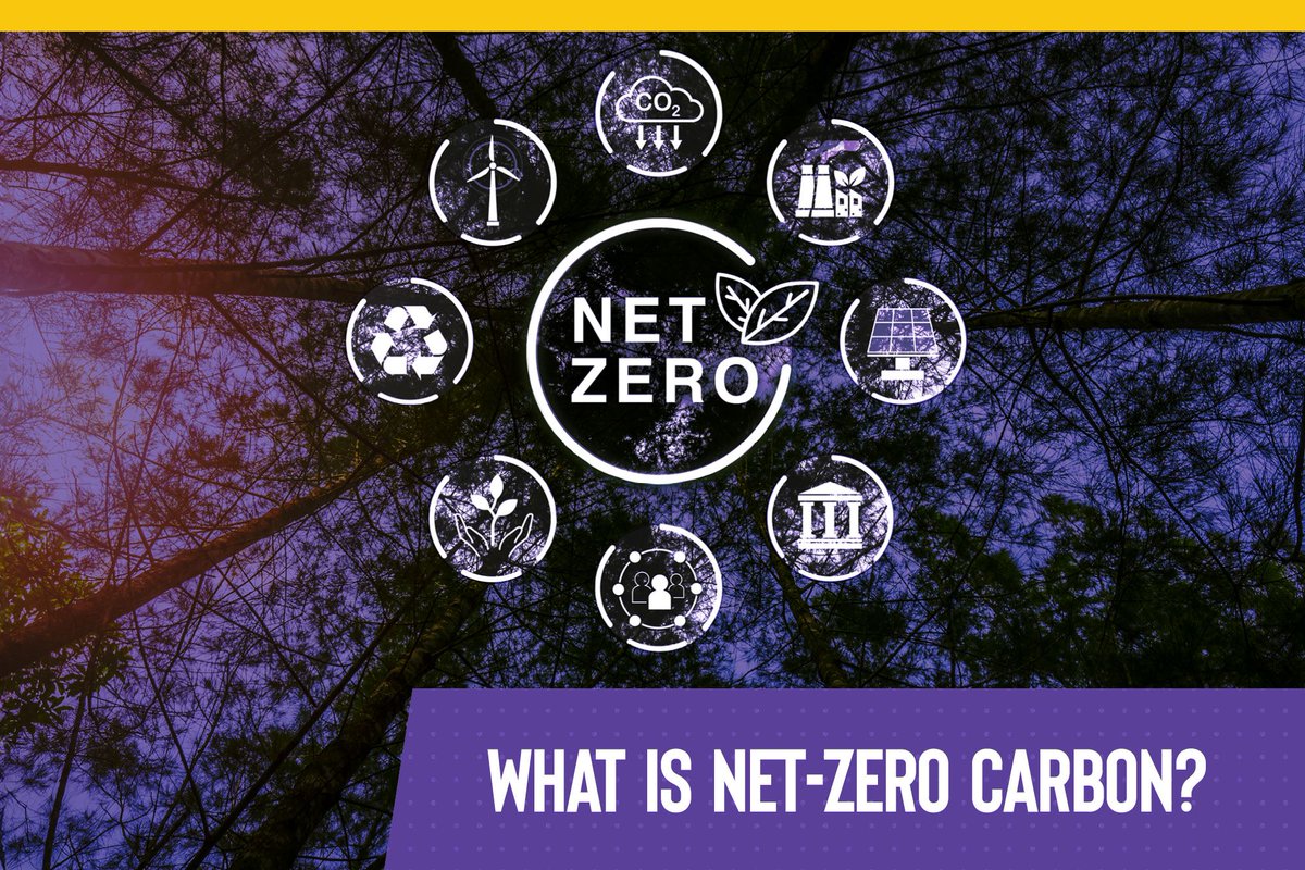 What is Net-Zero?🌱​
​
We are committed to a sustainable future and understanding net-zero carbon is a crucial part of that journey.
​
Net-zero carbon is about balancing the amount of greenhouse gases emitted into the atmosphere with the amount removed♻️

buff.ly/3o1zyrn