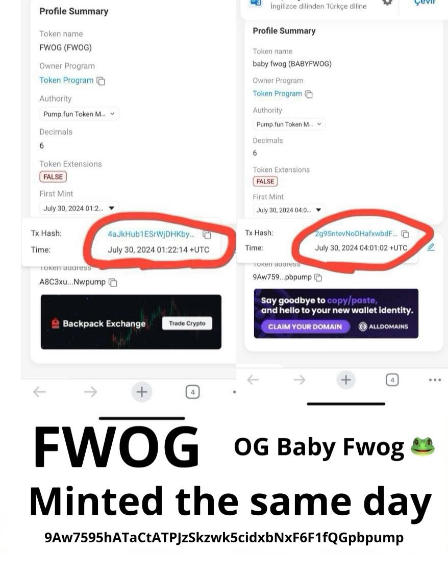 Solstahh's tweet photo. @0xxghost Yo ghost u seen #BABYFWOG ? @babyfwogSOLANA

Created same day as $FWOG 
Bullish CTO team 

9Aw7595hATaCtATPJzSkzwk5cidxbNxF6F1fQGpbpump https://t.co/pb7TWehFyZ
