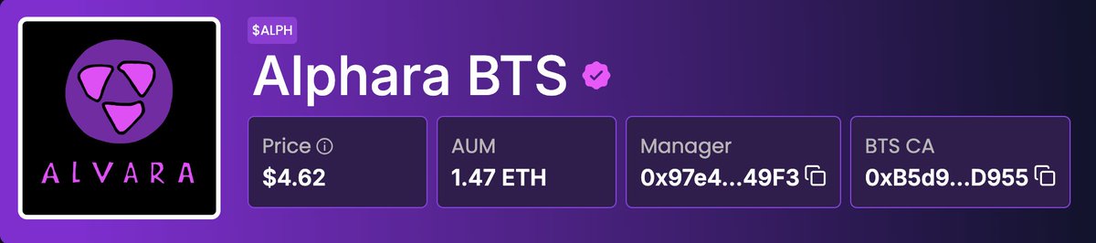 AlvaraProtocol's tweet photo. Momentum Accelerates ๐
With 2549 BTS created on Testnet V2 and continuous token additions, the ecosystem is rapidly expanding.
This weekโs two BTS-focused competitions (TBA) challenge you to showcase your edge. How does your BTS stand out?
#Alphara #ERC7621 https://t.co/J6ifpuiiaW