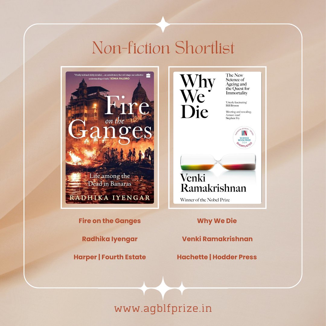 Atta Galatta (@attagalatta) on Twitter photo The wait is over! The Shortlist for the AG-BLF Book Prize'24 Non-Fiction category is here. Congratulations to <a href="/PopeyeDenis/">Deni Beo</a> <a href="/Sudhabharadwaj/">Sudha Bharadwaj</a> <a href="/nehadixit123/">Neha Dixit</a> <a href="/JanakiLenin/">Janaki Lenin</a> <a href="/radhika_iy/">Radhika Iyengar</a> ,Romulus Whitaker & Venki Ramakrishnan
<a href="/HarperCollinsIN/">HarperCollins</a> <a href="/juggernautbooks/">juggernautbooks</a>
<a href="/HachetteIndia/">Hachette India</a> <a href="/BlrLitFest/">Bangalore Lit Fest</a> The wait is over! The Shortlist for the AG-BLF Book Prize'24 Non-Fiction category is here. Congratulations to <a href="/PopeyeDenis/">Deni Beo</a> <a href="/Sudhabharadwaj/">Sudha Bharadwaj</a> <a href="/nehadixit123/">Neha Dixit</a> <a href="/JanakiLenin/">Janaki Lenin</a> <a href="/radhika_iy/">Radhika Iyengar</a> ,Romulus Whitaker & Venki Ramakrishnan
<a href="/HarperCollinsIN/">HarperCollins</a> <a href="/juggernautbooks/">juggernautbooks</a>
<a href="/HachetteIndia/">Hachette India</a> <a href="/BlrLitFest/">Bangalore Lit Fest</a>