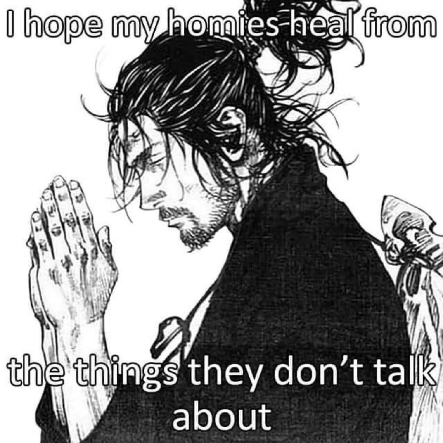 I think this pic is fitting given it's International Men's Day today.

To any man reading this post I hope you have a good day today and if you're not then I hope whatever troubles you goes away.

If not I hope you find the strength to open up about what troubles you. Happy IMD.