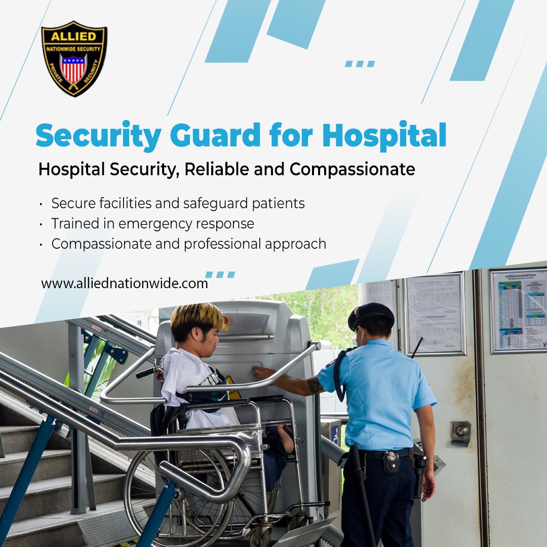AlliedNati22231's tweet image. Healthcare facilities need specialized security. Our hospital security guards at Allied Nationwide are trained to handle sensitive environments with care and professionalism. 

#HospitalSecurity #HealthcareSafety #MedicalProtection #SecurityForHospitals #AlliedNationwide