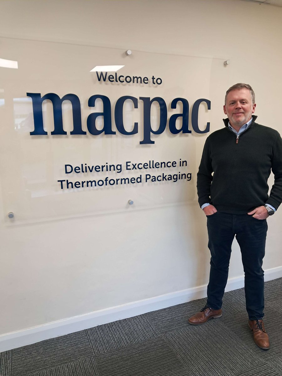 macpaclimited's tweet photo. Delighted to welcome Andy Cutler to the Macpac team. In his new role as Sales Engineer, Andy will be focused on increasing our presence in the food industry. 

For info about our thermoformed packaging solutions visit https://t.co/PT7QjISAaW

#packaging #foodpackaging https://t.co/hlaV9gXgl8