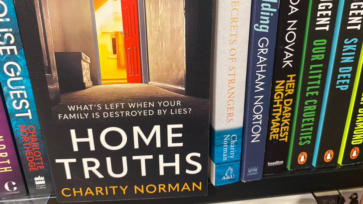 Some more tasty #yeahnoir spied in Piccadilly, with new tale HELL'S BELLS from #2024Ngaios finalist Jill Johnson, our #2023Ngaios Best First Novel winner #BetterTheBlood by <a href="/MBennettBooks/">Michael Bennett, novelist & filmmaker</a>, and the new thriller HOME TRUTHS from #2023Ngaios winner <a href="/CharityNorman1/">Charity Norman</a>. Terrific reads!