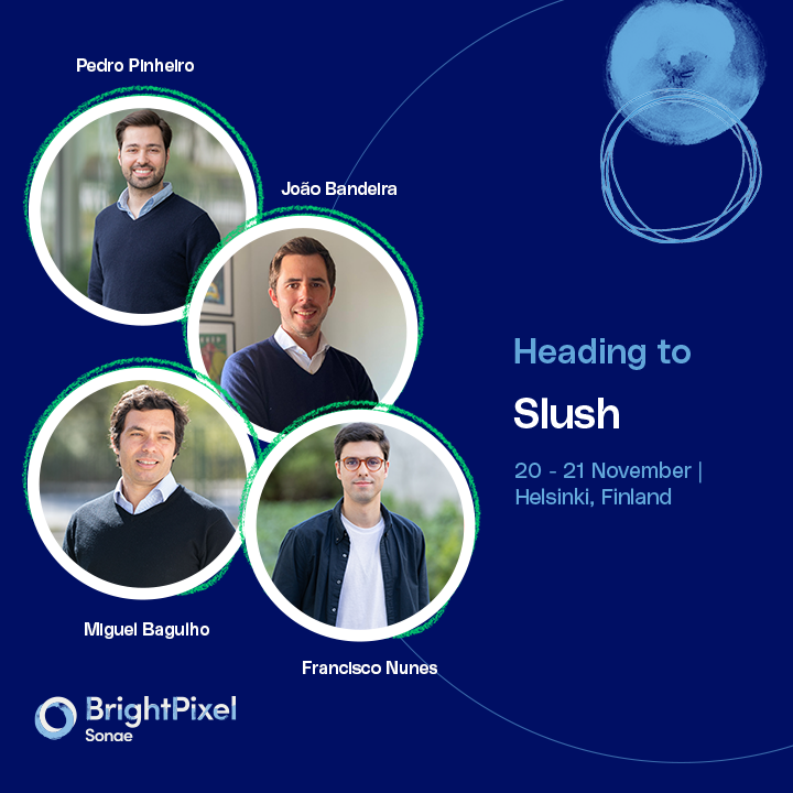 brpxcapital's tweet photo. Slush is back and so are we! 💥
If you’re there, feel free to reach out to Francisco Aivado Nunes, João Bandeira, Miguel Bagulho, and Pedro Pinheiro — we’d love to connect.
Looking forward to a great event!
#BrightPixel #VC #Slush2024 #Startups #Entrepreneurship https://t.co/Pmx5xTTPIA