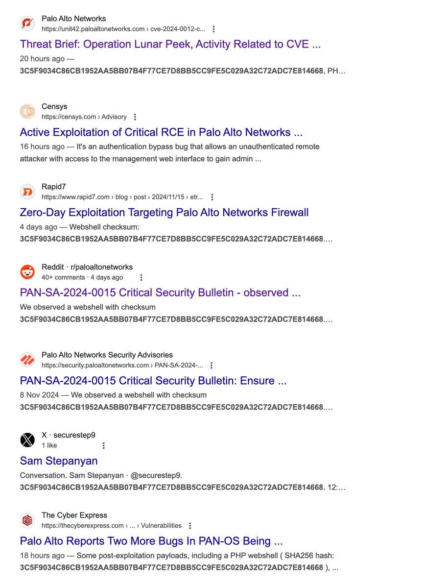 Sharing only the hash of a PHP webshell, instead of the file itself, limits the community's ability to analyze and defend against threats. I'll monitor VirusTotal and MalwareBazaar for uploads of this shell. If it appears and lacks sensitive info, I'll share it. It's baffling