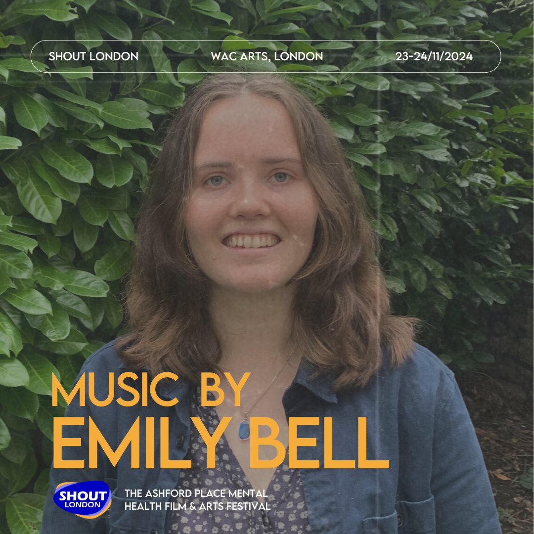 Experience the soul-stirring music of Emily Bell on Day 2 of the Shout London: The Ashford Place Mental Health Film &amp; Arts Festival 2024 which is THIS WEEKEND! 🎶

🗓️ Nov 23-24
📍 Wac Arts

🎟️ Free tix: shout.london/tickets

#ShoutLondon #MentalHealthAndMusic #SingerSongwriter