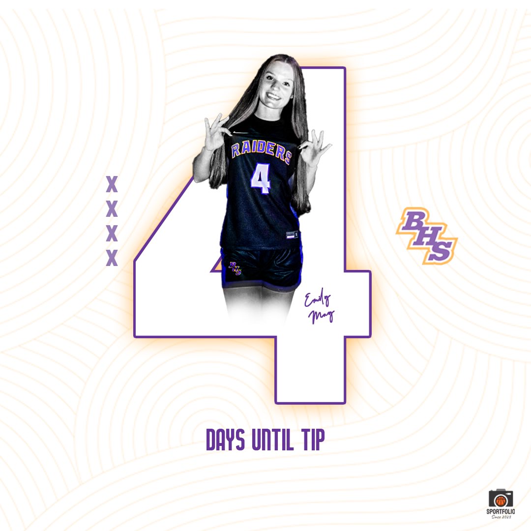 4 Days until we hit the hardwood and represent RAIDER nation!!!!!