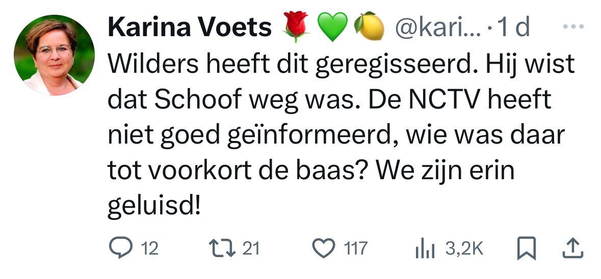 OpaHenk62's tweet image. Ik mag, @geertwilderspvv toch AANNEMEN dat u  #aangifte van #smaad en #laster gaat doen tegen @karinavoets ???