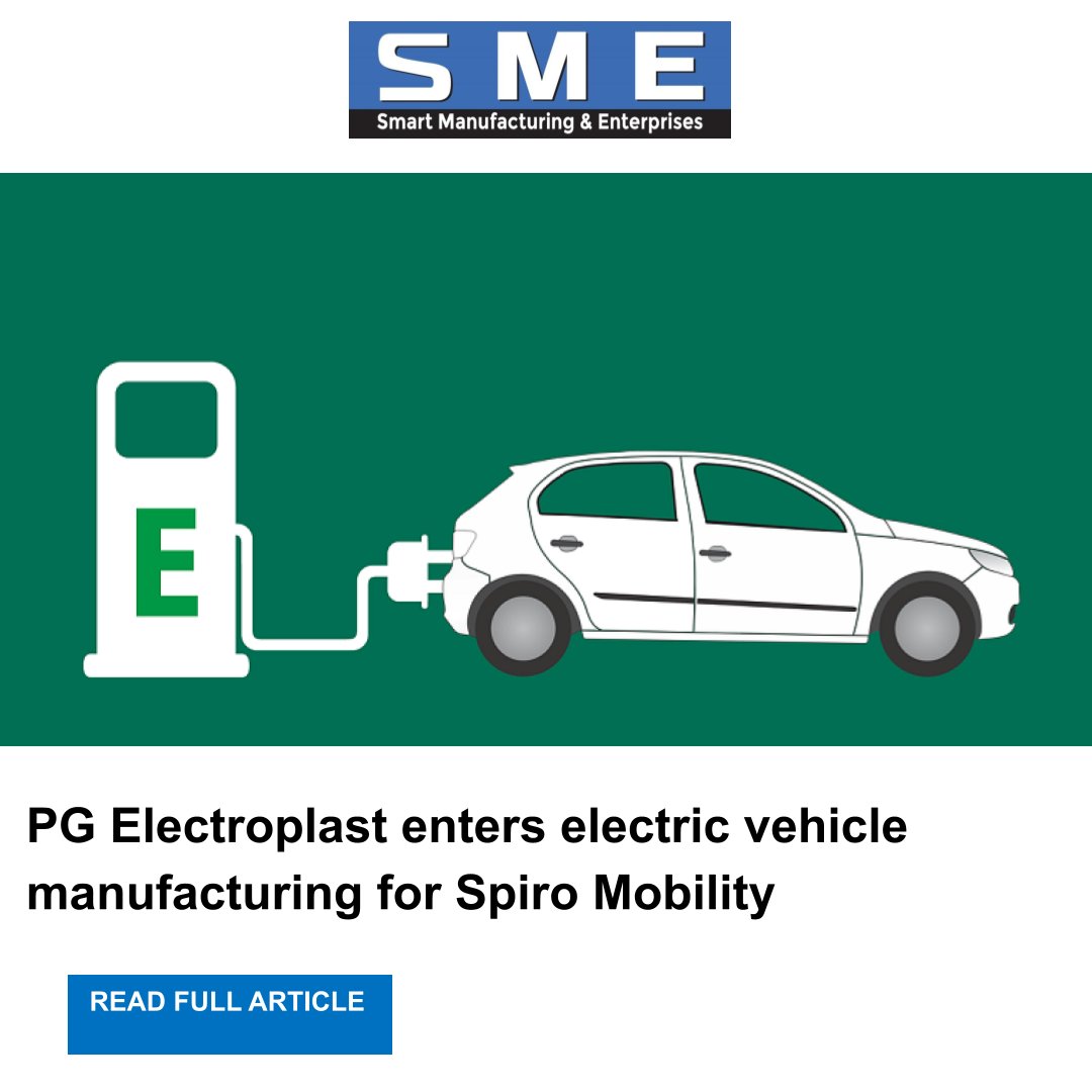 ipfonline's tweet photo. PG Electroplast enters electric vehicle manufacturing for Spiro Mobility

Spiro Mobility, which recently opened a Global Technology Office in Pune, India, is planning to develop green mobility solutions for the Indian market.

Read the article- 
https://t.co/ayqHA7vvZe

#news #ev https://t.co/564a3750uv