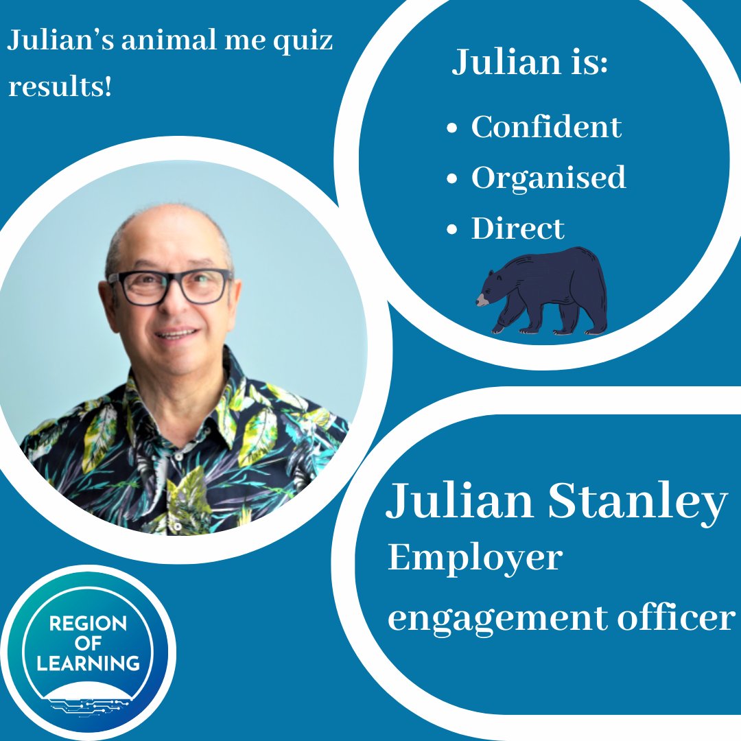 RegofLearning's tweet image. Earn a badge and discover your inner animal! 🐕🐭 Take the #AnimalMeQuiz to reveal your attributes, inject some fun, and share your results. 🦓🐄 Start here: lnkd.in/d96Ry7Qd &amp;amp; collect your badge here: lnkd.in/d9hqJmA2. Check out our team&apos;s results! 🐻🦁🐮