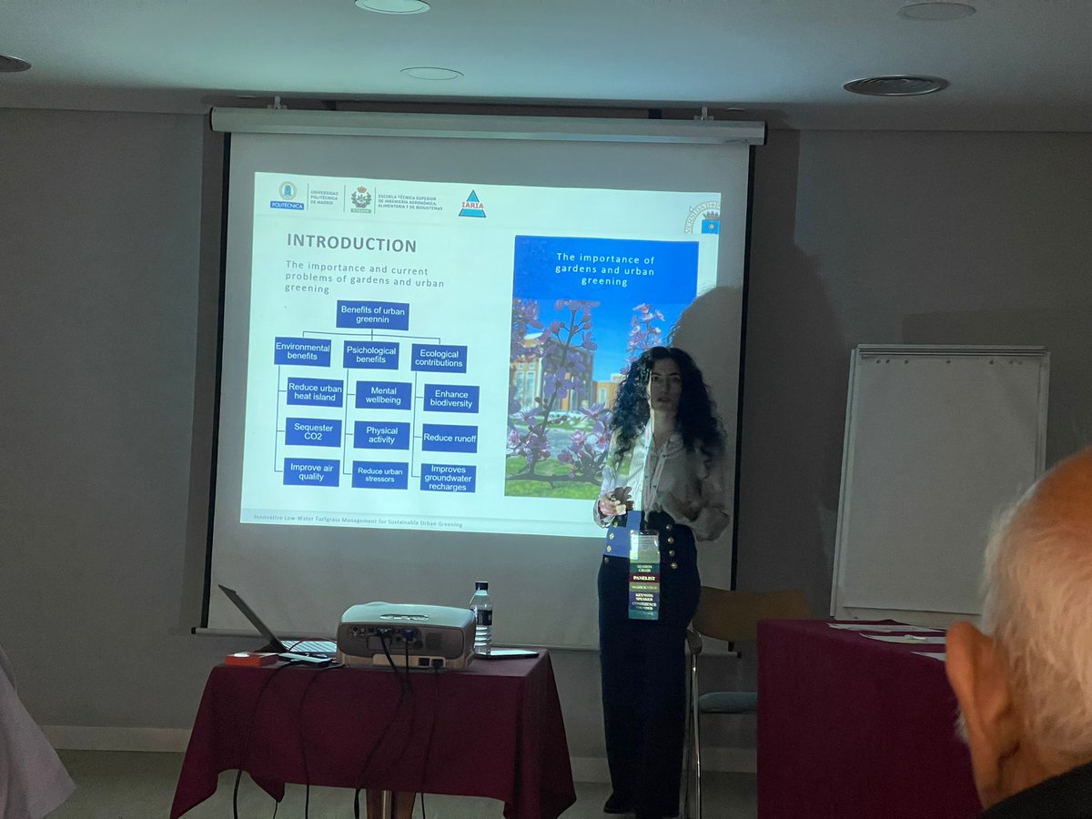 Today, we were at The First International Conference on Sustainable and Regenerative Farming #CSRF conference from #IARIA at #Valencia. I was responsible for opening the day with the Keynote Innovative "Low-Water Turfgrass Management for Sustainable Urban Green Spaces".