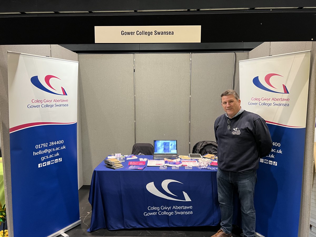 We're at 4theRegion's Green Economy Conference in Swansea Arena today! 🙌

Come and visit us at stand four to discover the incredible range of green and renewable courses available at Gower College Swansea. 🌍

<a href="/GowerCollegeSwa/">Gower College Swansea</a> | <a href="/4theRegion/">4theRegion</a> | #GreenEconSWW