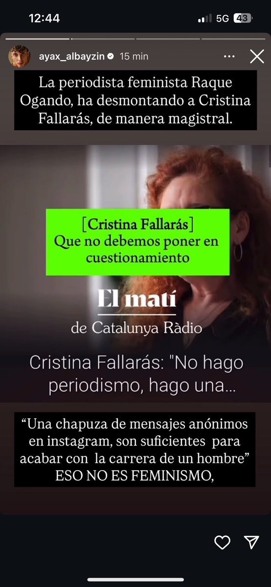 Aquí lo tienes
<a href="/raqueogando/">Raque</a> 
Bienvenidas al desmantelamiento del pequeño espacio seguro para hablar que tanto esfuerzo nos ha costado construir
¿Que no es la mejor manera? Es posible
¿Que sin duda es mejor que alimentar el negacionismo y aportar argumentos a esta panda? Indudable