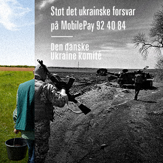 I dag er det 1000 dage siden Rusland invaderede Ukraine. 1000 dage med krig i vores Europa. 1000 dage med død og ødelæggelse. Men dagen markerer også 1000 dages tappert forsvar.
Støt Ukraine nu og MobilePay til 924084 – alle donationer går ubeskåret til det ukrainske forsvar.