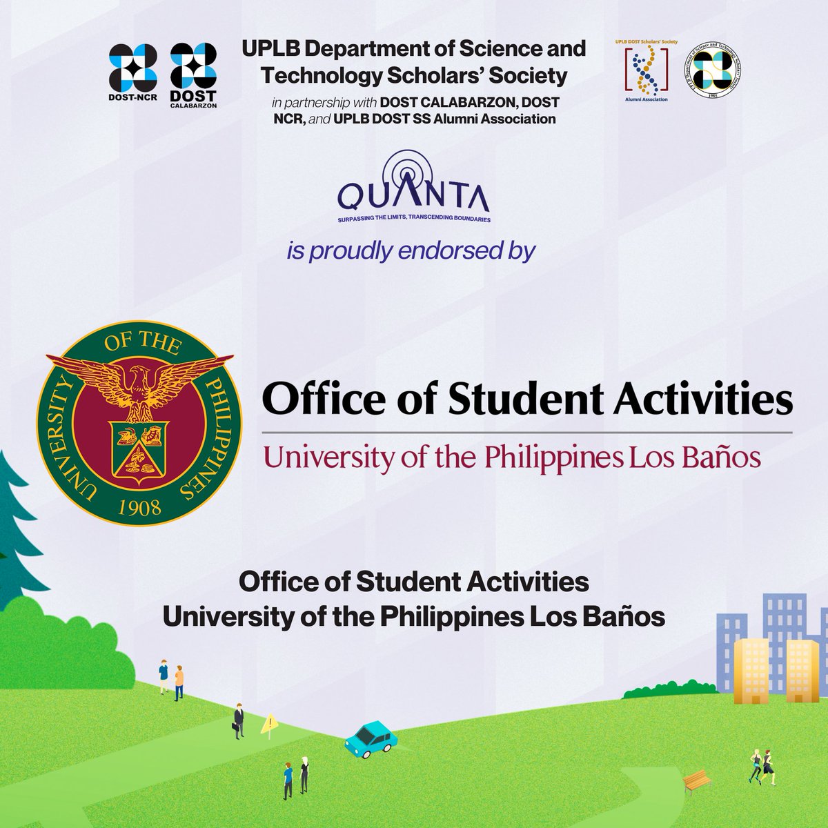 uplbdostss_'s tweet photo. A Huge Thank You to Our Esteemed Endorsers! We would like to extend our deepest gratitude to our endorsers, UPLB Office of Student Activities, UPLB Learning Resource Center, and DOST Regional Patriots Council - Calabarzon for their invaluable support in our annual SSymposium! https://t.co/YCRaL8o9qo