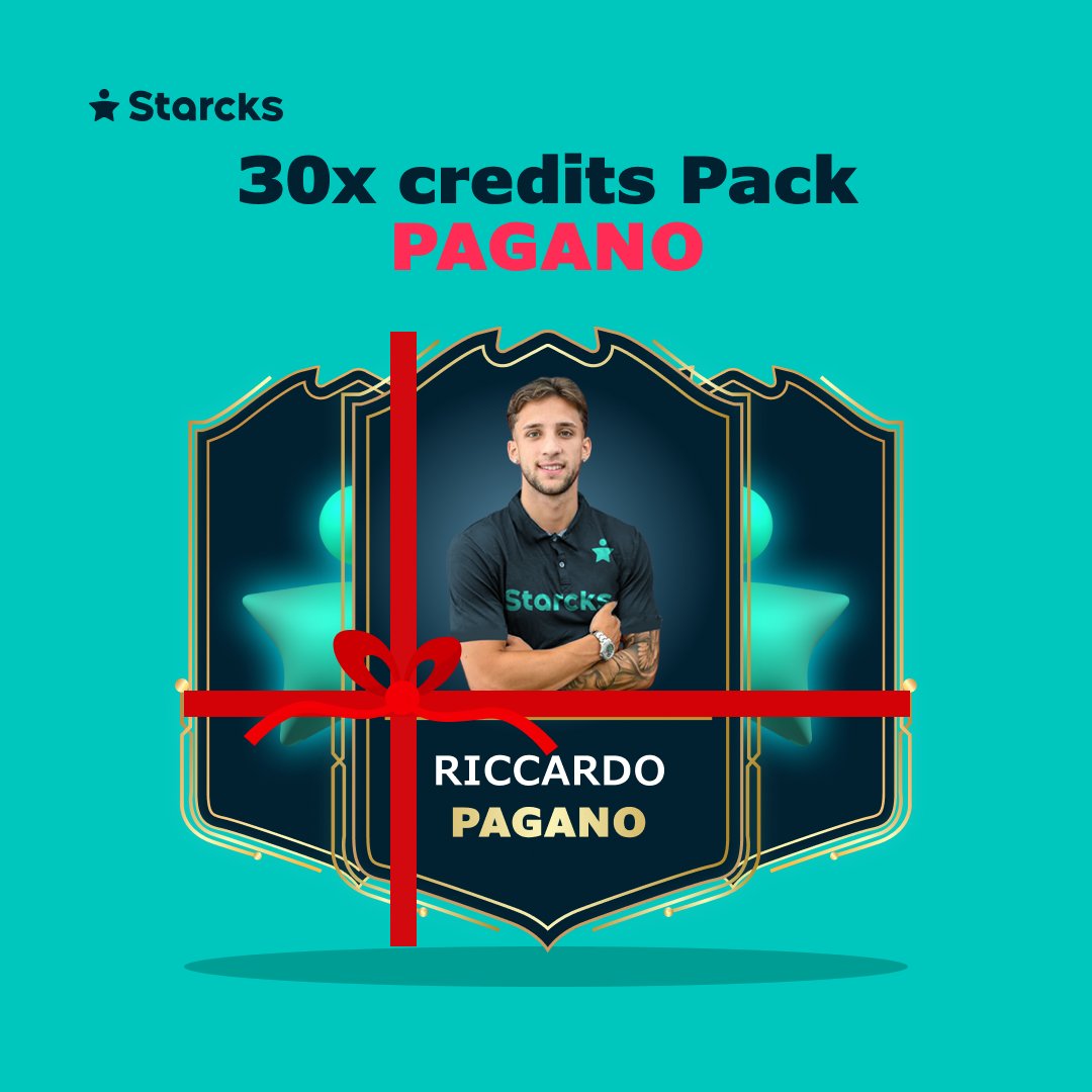 🎁 Starting at 8:00 PM tomorrow, Thursday 21/11, 30 #Pagano credits packs will be available in the store with the following details: 

- Availability: 30x 
- Price: 30,000 credits 
- Token: 25,000 per pack 
- No Purchase Limit

➡️ app.starcks.io/en/store/