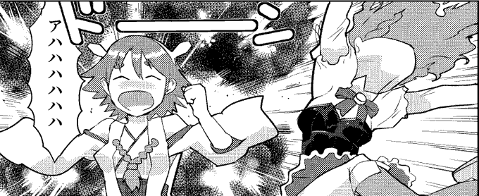 #自作漫画の1コマ貼っていけ 
いまだに自信作だったり 