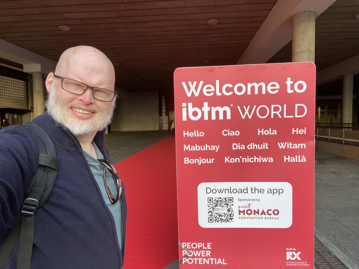At #IBTMWorld today for the first day of meetings to discover potential destinations for the #PolyglotConference - where would you like to go, #LangTwt?
