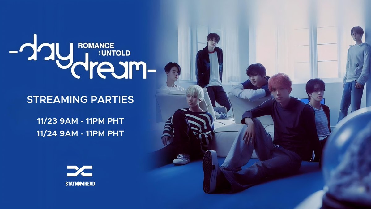 enhypen_phi's tweet image. NO MORE DOUBTING, PH ENGENES! 🇵🇭

Join us together with the PH Streaming Team as we hold a back-to-back FULL DAY Streaming Party for &quot;ROMANCE: UNTOLD -daydream-&quot; this weekend on @STATIONHEAD! 

Ready your devices and premium accounts, cuz we&apos;re taking ENHYPEN to the top! 🏆

🎧:…