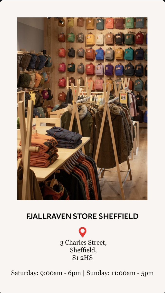 myfoxbag's tweet photo. Pop into the Manchester or Sheffield stores to grab everything Fjallraven. Grab something special this Christmas. https://t.co/tYsK5pv9wg