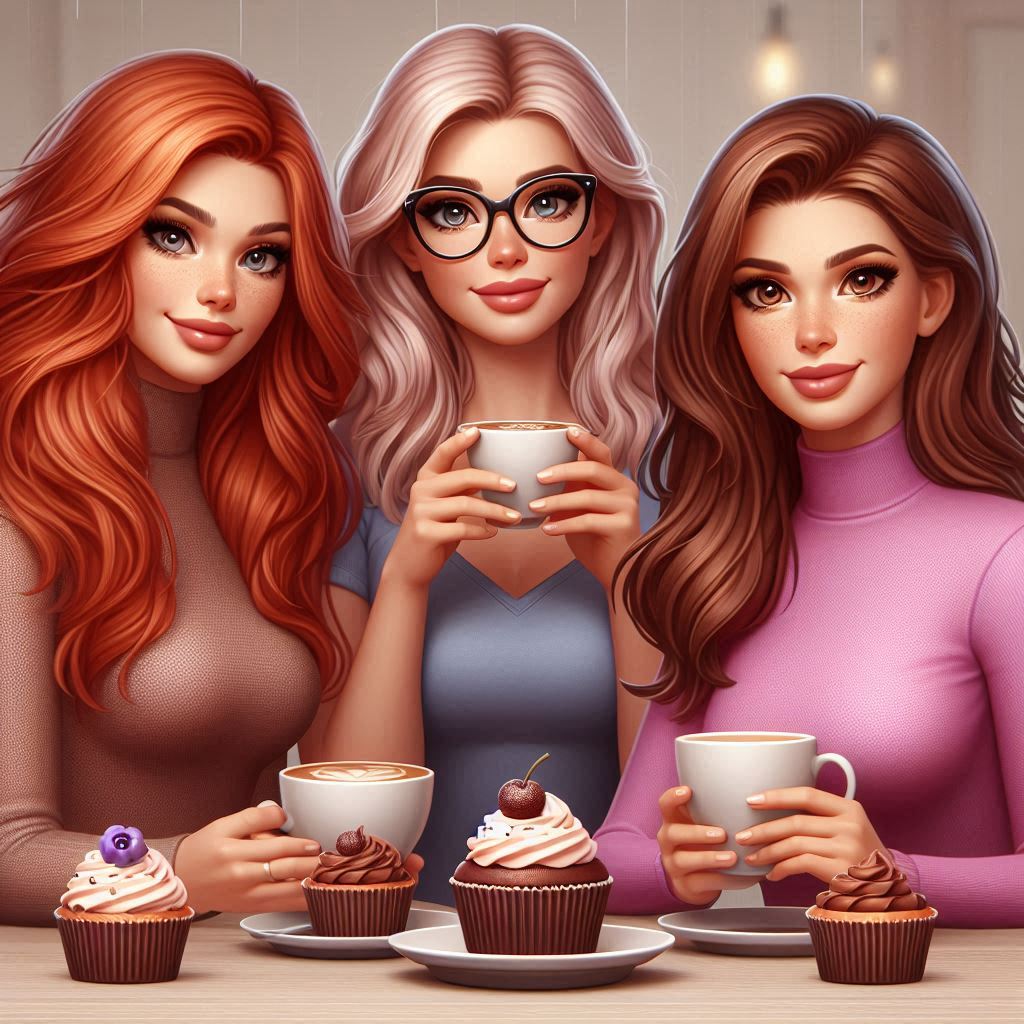 #TAIGranada El equipo directivo del #PEFNNTT del <a href="/aytogr/">Ayuntamiento de Granada</a>  en el ratito del #coffebreak según la #IA Evidentemente los sesgos de género están muy presentes. No pongo la foto original ya que estas pobres muchachas saldrían muy mal paradas, pero la #IAImagen tiene muucho que cambiar