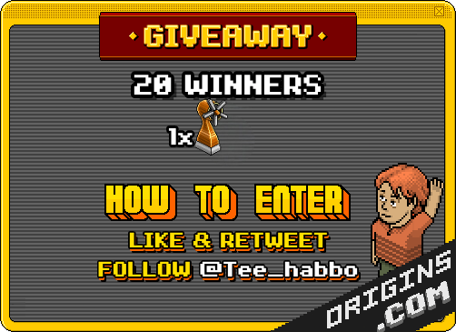 🎁🌬️Weekly Rare Giveaway🌬️🎁
🪭 20 winners! All winners announced Friday 🪭

Rules:✍️
1⃣ Follow: <a href="/Tee_habbo/">Tee</a>
2⃣ Like &amp; RT - By November 22nd!

GL ALL♥️<a href="/HabboOrigins/">Habbo Hotel: Origins</a> #Habbo