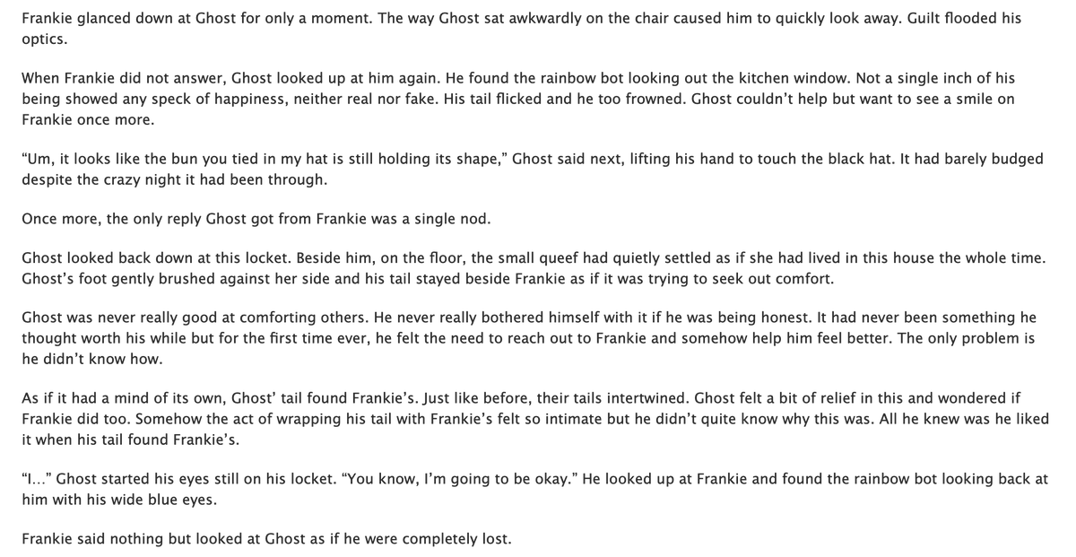 sleepydormous's tweet photo. The time has come 👻🦄🐲🔪🐇!! I have for you the final chapter of "The Heart of Pride Gala!" Let's see how this little story ends! Will Frankie and Ghost separate on a good note? Enjoy 💗.
Link to the story in the comments!
#RoboFizz #RoboticFizzarolli #RoboFizzOC https://t.co/G3v9CK0FDe