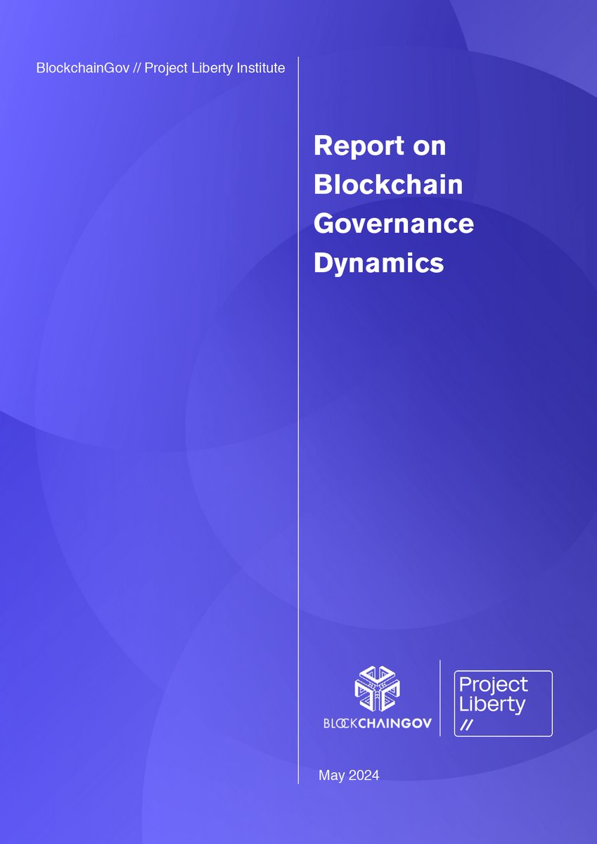 BlockchainGov's tweet image. ⚖️ Welcome the Report on Blockchain Governance Dynamics!

🌐 A comparative study on governance mechanisms and dynamics across 11 major blockchain networks, including @Bitcoin, @ethereum, and @cosmos.

🤝 The report is part of our collaboration with @pro_jectliberty.
