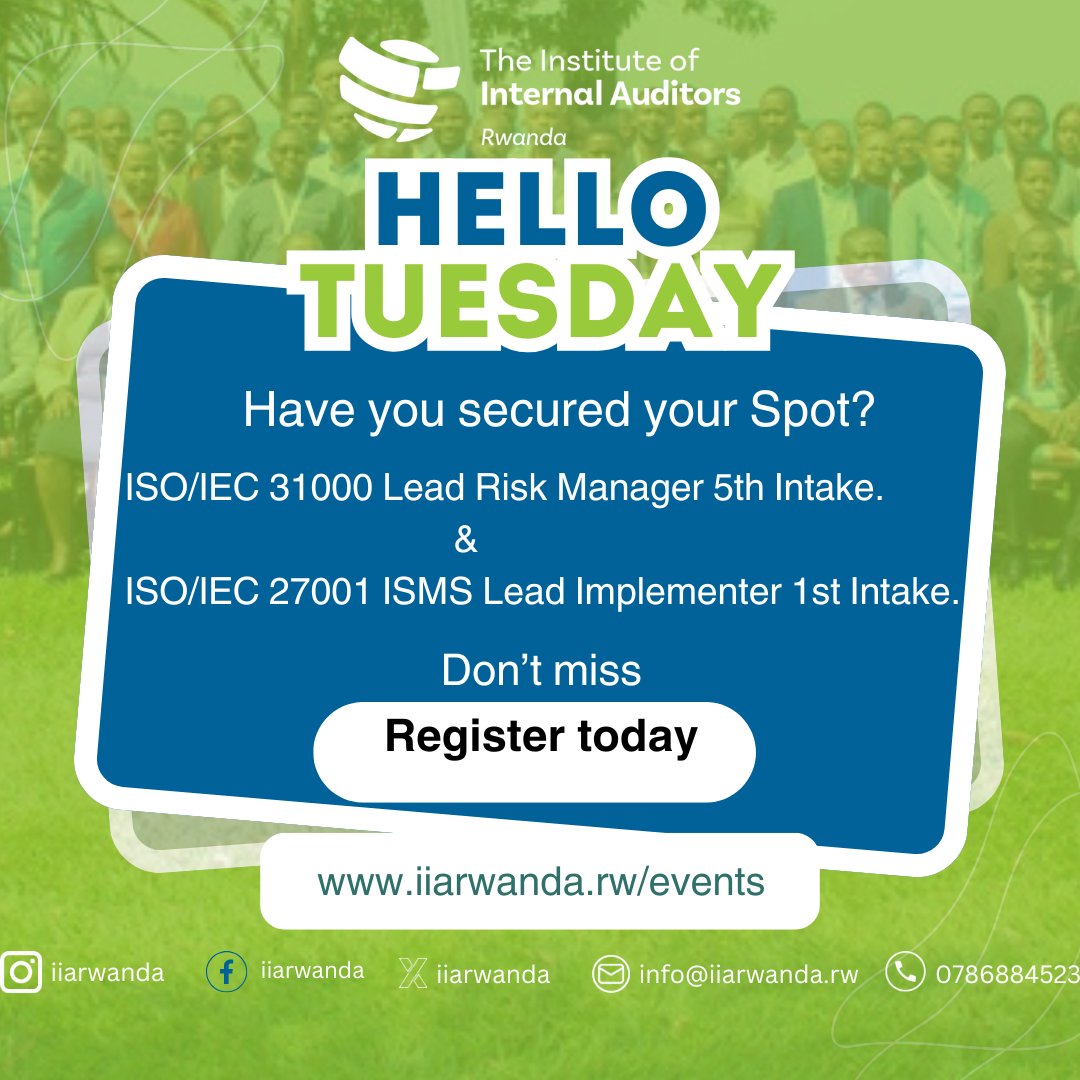 Hello Tuesday! Have you secured your Spot?