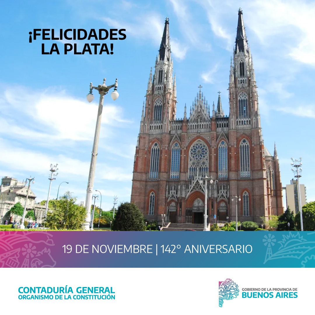 Felices 142 años #LaPlata 🙌