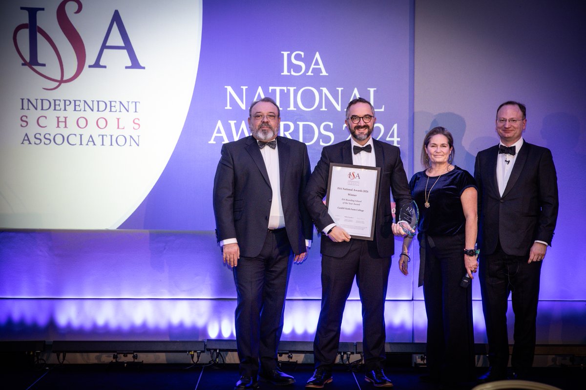 We are delighted to announce that CSFC was named Boarding School of the Year at last week's Independent Schools Association annual awards! This prestigious achievement is a testament to the dedication and hard work of our incredible boarding staff,  Congratulations!