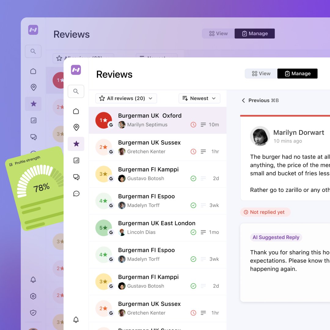 Your personal customer review reply assistant powered by AI → Craft customized responses to your customer reviews in no time with AI.

We’ve supercharged our review feature, making it even easier than before to use. 

Try it out for free: hubs.li/Q02WXJ150 

#mobal
