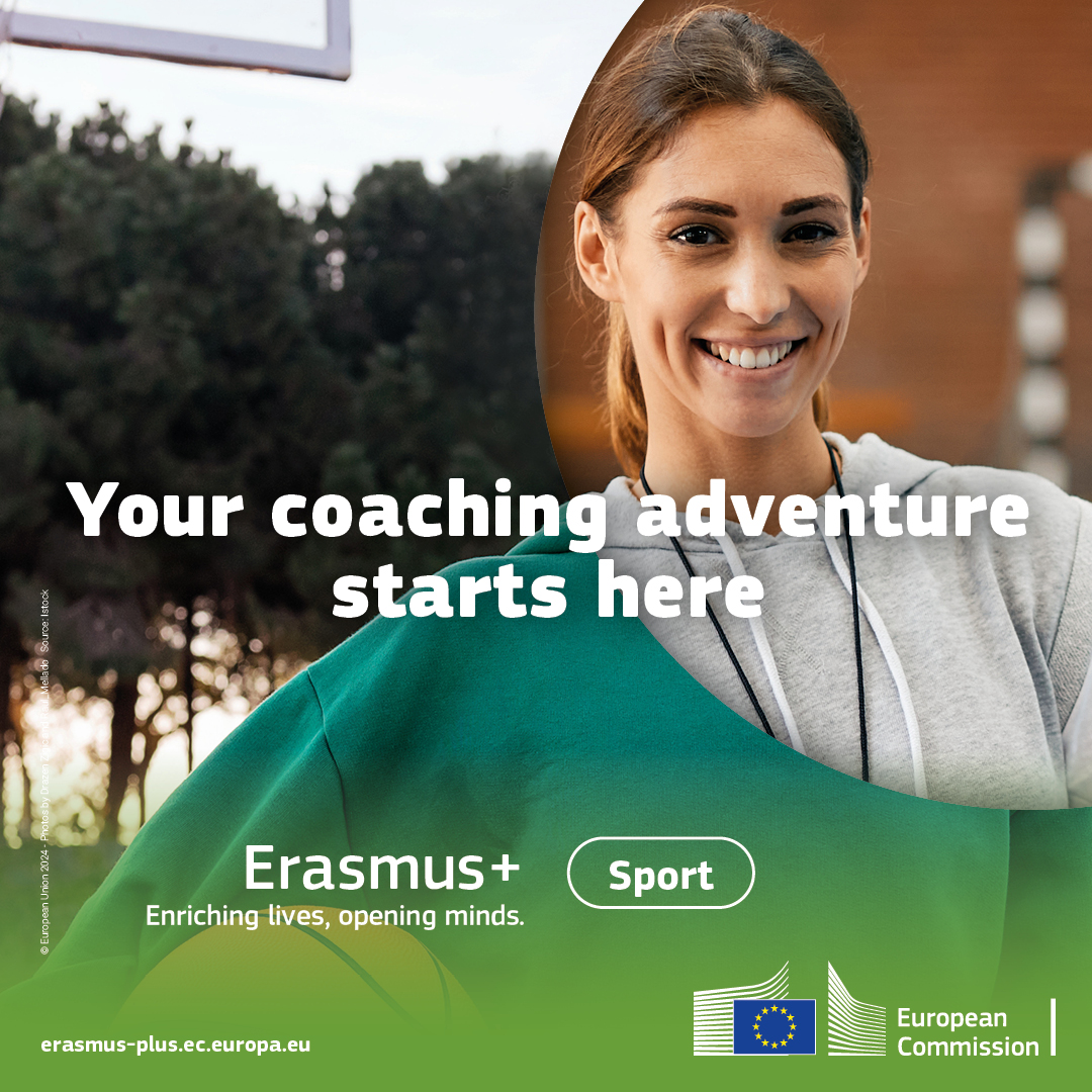 The #ErasmusPlus 2025 Call is open!

From promoting sport &amp; physical activity to tackling societal challenges, this call sports sports professionals &amp; organisations across Europe.🤝

This is your moment!

What are you waiting for?

Apply now👇
europa.eu/!B8FgWR